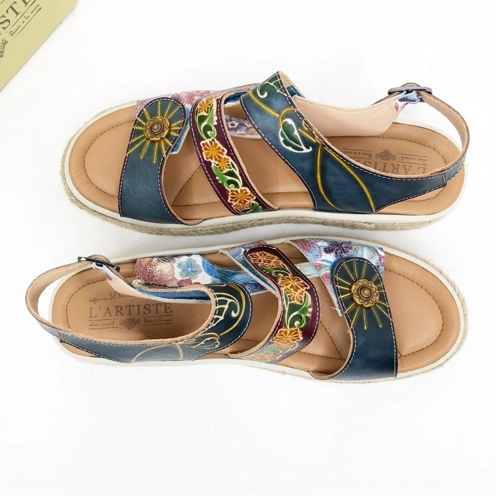 L Artiste Yahima espadrille, Boho platform sandal